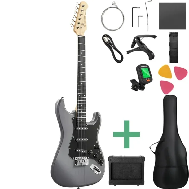 Donner DST-80 electric guitar package - Matton Black